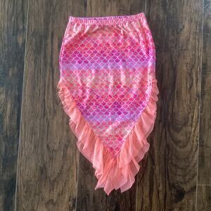 Wonder Nation Girls Mermaid Swimsuit Tail Coverup